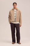 NN.07 Kay 1808 Trousers Linen Blend Relaxed Truffle