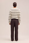 NN.07 Kay 1808 Trousers Linen Blend Relaxed Truffle