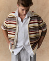 NN.07 Lars 60019 Polo Cardigan Cotton Ivory