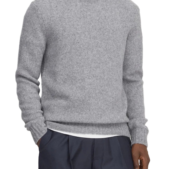 NN.07 Lee 6598 Grey Melange sweater - Checkpoint Mol