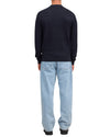 NN.07 Nate Wool Polo Cardigan Deep Navy – productbeeld 9 van 10