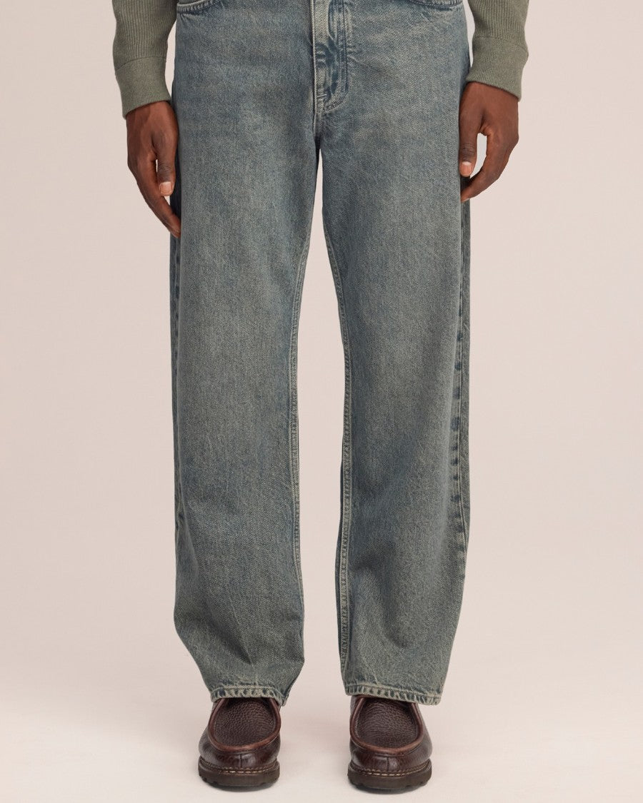 NN.07 Otis 10074 Mystical Blue straight leg jeans - productfoto 4