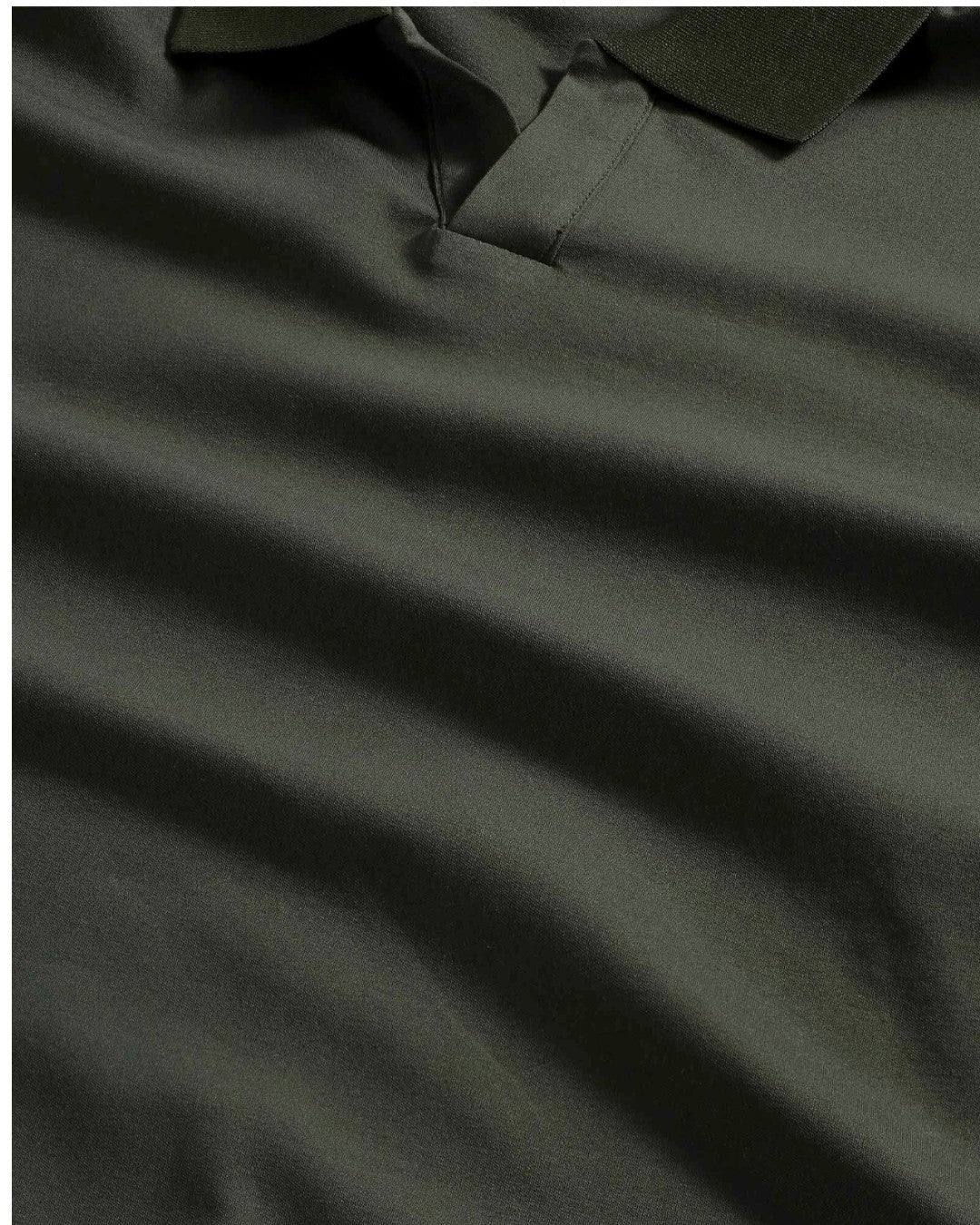 NN.07 Paul 3525 Organic Cotton LS Polo Dark Army – productfoto 3 – Checkpoint Mol