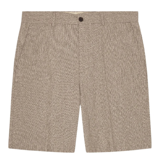 NN.07 Paw 10033 shorts boucle relaxed fit brown melange