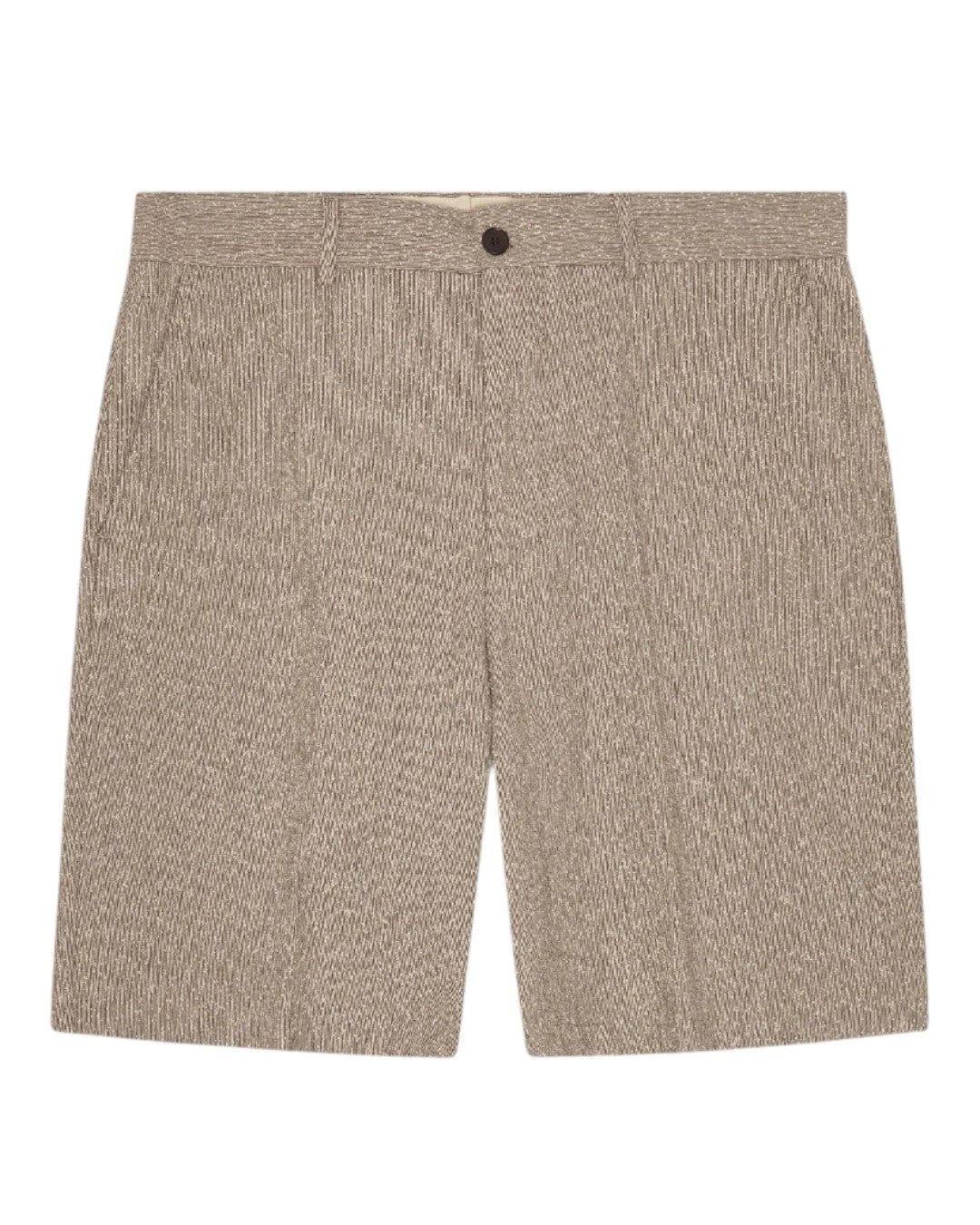NN.07 Paw 10033 shorts boucle relaxed fit brown melange