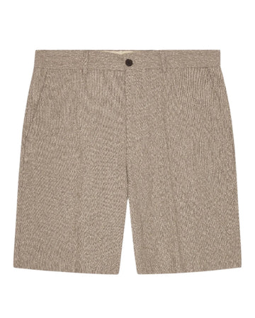 NN.07 Paw 10033 shorts boucle relaxed fit brown melange