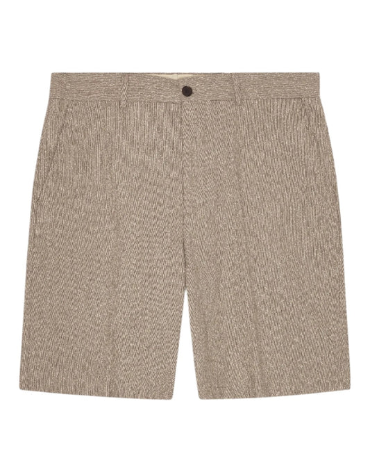 NN.07 Paw 10033 shorts boucle relaxed fit brown melange