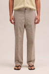 NN.07 Paw 10033 Trousers Bouclé Relaxed Fit Brown