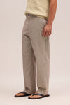 NN.07 Paw 10033 Trousers Bouclé Relaxed Fit Brown