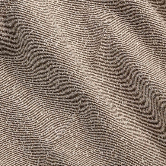 Brown Melange Paw Organic Cotton Relaxed Fit Trousers