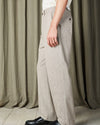 Brown Melange Paw Organic Cotton Relaxed Fit Trousers