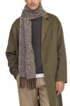 NN.07 Scarf Two 60085 Alpaca Wool Boucle Scarf Deep Truffle – productfoto 2 – Checkpoint Mol