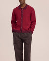 Polokraag en knoopsluiting NN.07 Thor Wool Cardigan