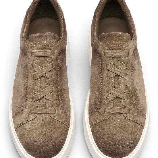 Detail van Officine Creative Slouch sneaker-loafer in suede