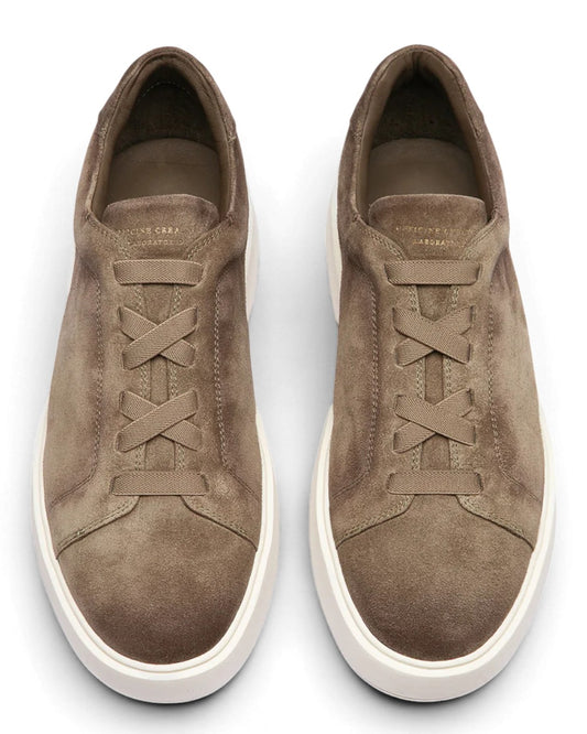 Detail van Officine Creative Slouch sneaker-loafer in suede