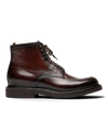 Officine Creative Aston Crepe 004 Leren Veterboot Castagno