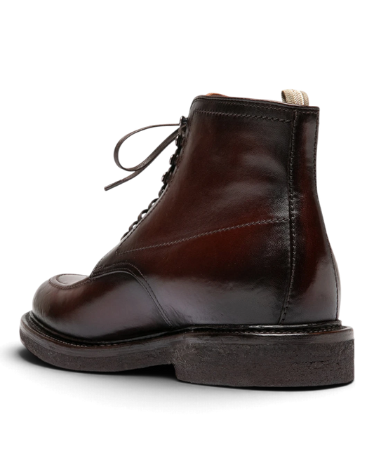 Officine Creative Aston Crepe 004 Leren Veterboot Castagno