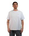 Optical White Brushstroke Graphic Boxy T-shirt