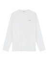 OLAF Broken Plate Cotton Longsleeve T-shirt Optical White - productfoto 2