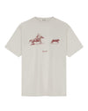 OLAF Cowboy Bull Cotton T-Shirt Off White - productfoto 1
