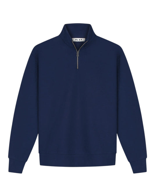 OLAF Essential Half Zip Sweater Navy Academy - productfoto 1