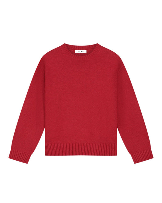 OLAF Essential Knitted Crewneck Pullover Adrenaline Rush - productfoto 2