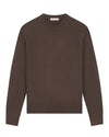OLAF Essential Knitted Crewneck Pullover Chocolate Plum - productfoto 2