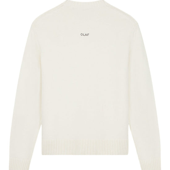 OLAF Essential Knitted Crewneck Pullover Off White - productfoto 1