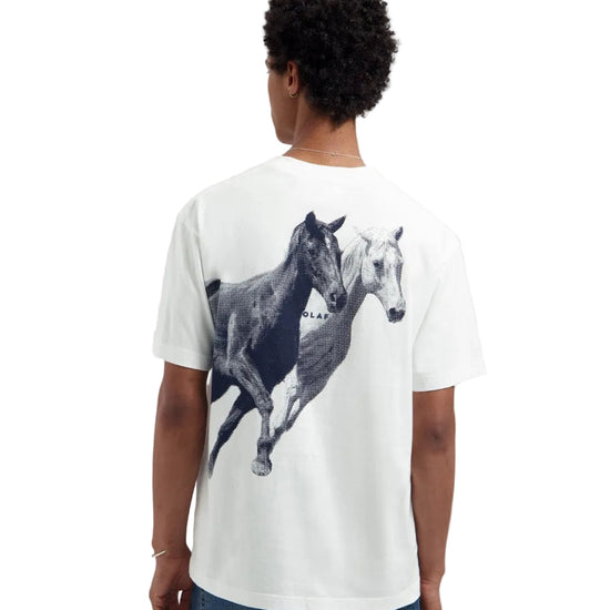 OLAF Horse Tee Optical White - productfoto 2