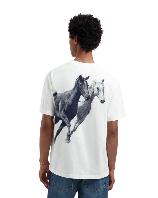 OLAF Horse Tee Optical White - productfoto 2
