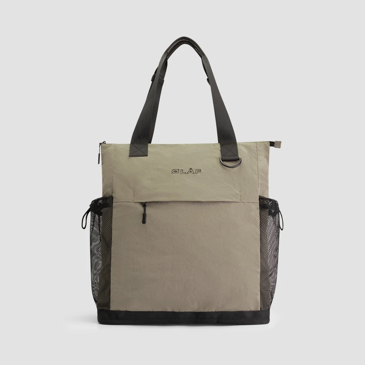 OLAF HUSSEIN Grey Tote Bag – vooraanzicht