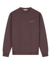 OLAF Lasso Face Sweater Chocolate Plum - productfoto 2