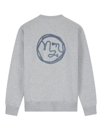 OLAF Lasso Face Sweater Heather Grey - productfoto 1