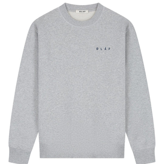 OLAF Lasso Face Sweater Heather Grey - productfoto 2