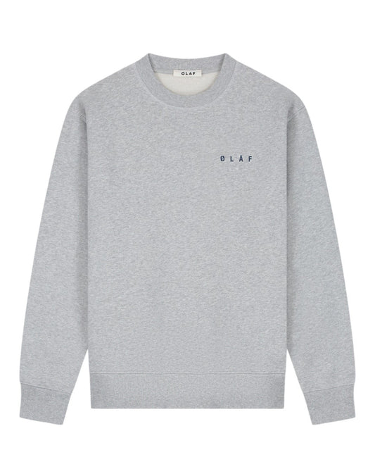 OLAF Lasso Face Sweater Heather Grey - productfoto 2