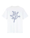 OLAF Lasso Monogram Cotton T-shirt Optical White - productfoto 1