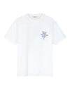 OLAF Lasso Monogram Cotton T-shirt Optical White - productfoto 4