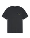 OLAF Lasso Signature Cotton T-shirt Charcoal - productfoto 2