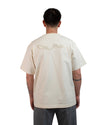 Off White Ripstop Applique Relaxed Fit T-shirt