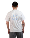 Optical White Brushstroke Face T-shirt