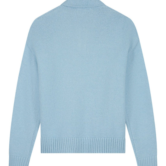 OLAF Oversized Knitted Longsleeve Polo Windsurfer - productfoto 2