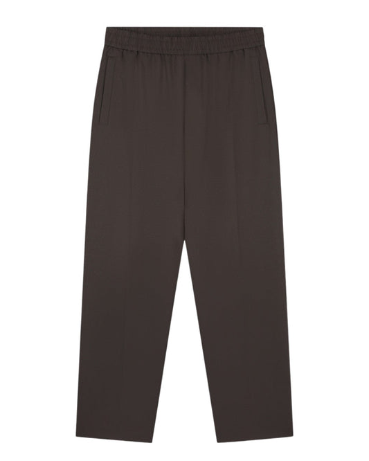 OLAF Slim Elasticated Broek Chocolate Plum - productfoto 1