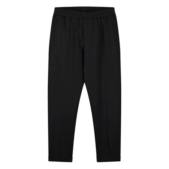 OLAF Slim Fit Elasticated Broek Black - productfoto 1