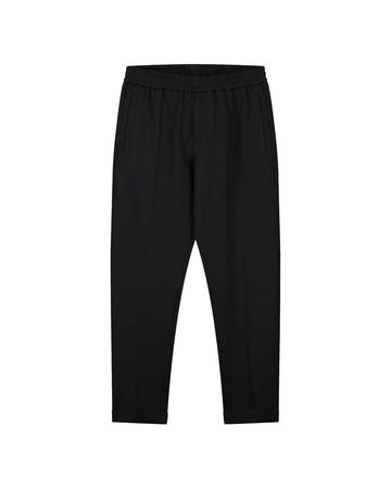 OLAF Slim Fit Elasticated Broek Black - productfoto 1