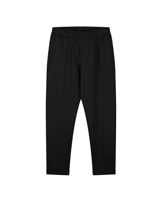 OLAF Slim Fit Elasticated Broek Black - productfoto 1