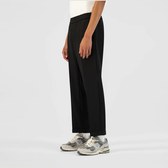 OLAF Slim Fit Elasticated Broek Black - productfoto 3