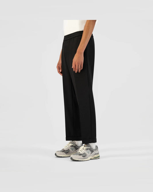 OLAF Slim Fit Elasticated Broek Black - productfoto 3
