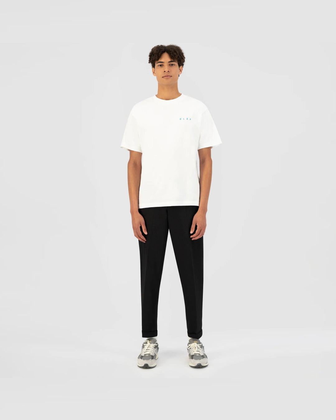 OLAF Slim Fit Elasticated Broek Black - productfoto 5