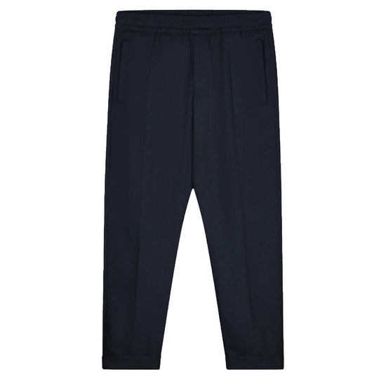 OLAF Slim Fit Elasticated Broek Navy - productfoto 1