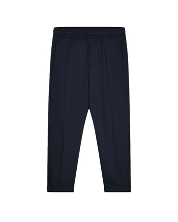OLAF Slim Fit Elasticated Broek Navy - productfoto 1